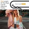 Marka Niezdefiniowana Custodia TPU per iPhone 17 con porta carte e lanyard crossbody, nera