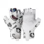 Guanti da ciclismo da donna Rockbros S389 a dita corte con assorbimento degli urti, taglia L, bianco