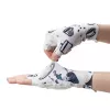 Guanti da ciclismo da donna Rockbros S389 a dita corte con assorbimento degli urti, taglia L, bianco