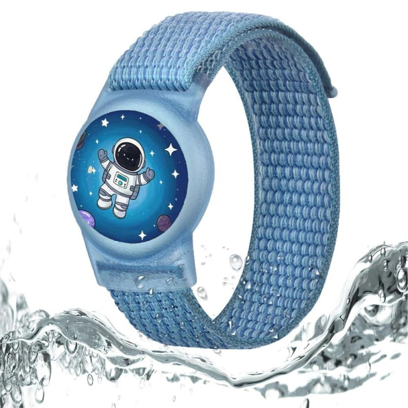 Cinturino Tech-Protect Nylon For Kids per Apple AirTag 1 / 2, Astronaut