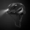 Casco per bici Rockbros ZK-077 con illuminazione multidirezionale integrata 57–61 cm, nero