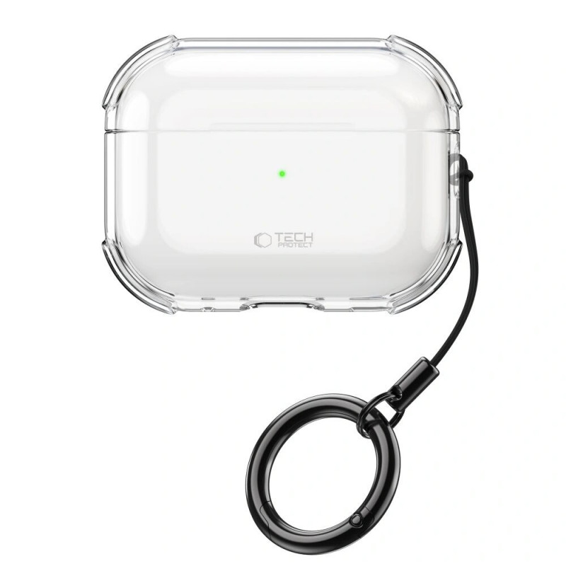 Custodia Bounce Tech-Protect per Apple AirPods Pro 3, trasparente