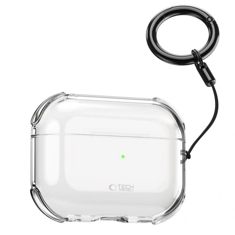 Custodia Bounce Tech-Protect per Apple AirPods Pro 3, trasparente