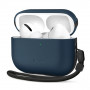 Custodia Tech-Protect NaturalFit per Apple AirPods Pro 3, blu navy