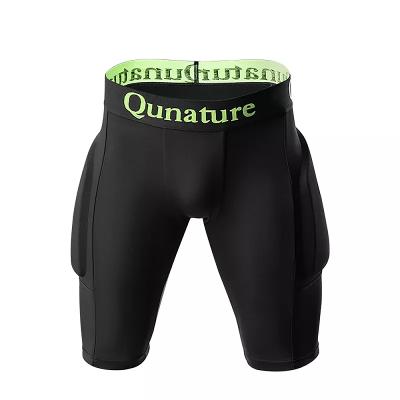 Protezioni per fianchi da sci Qunature Ski Basic M per sci, snowboard e pattini, nere