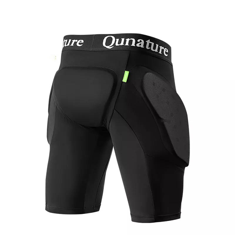 Protezioni per fianchi da sci Qunature Ski Basic M per sci, snowboard e pattini, nere