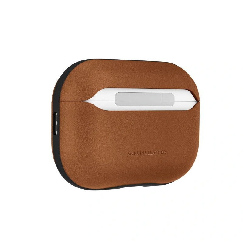 Custodia Tech-Protect NaturalFit per Apple AirPods Pro 3, marrone