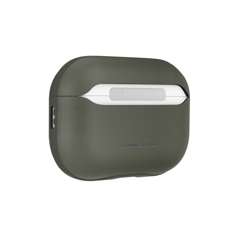 Custodia Tech-Protect NaturalFit per Apple AirPods Pro 3, verde oliva