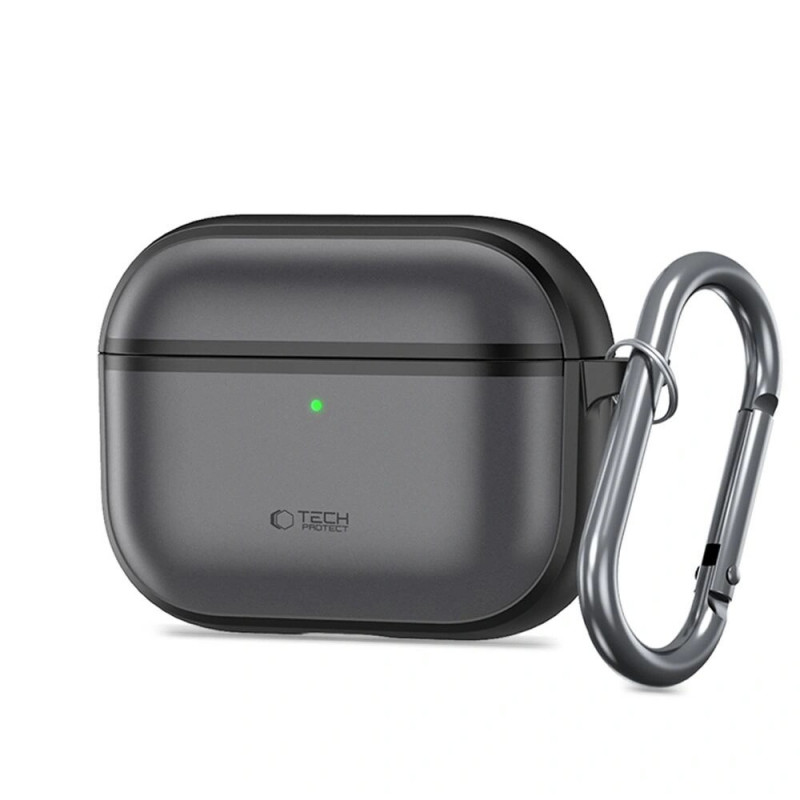 Custodia Tech-Protect Magmat per Apple AirPods Pro 3, nero opaco