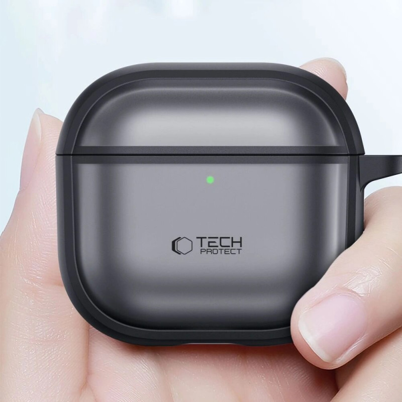 Custodia Tech-Protect Magmat per Apple AirPods Pro 3, nero opaco