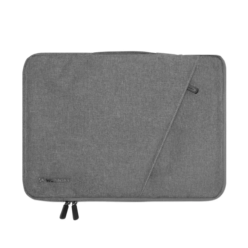 Borsa per laptop Wozinsky WTNP-15G da 15,6" con manico retrattile, grigia