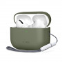 Custodia in silicone Tech-Protect per Apple AirPods Pro 3 verde oliva