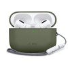 Custodia in silicone Tech-Protect per Apple AirPods Pro 3 verde oliva