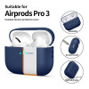 Custodia in silicone Tech-Protect per Apple AirPods Pro 3 blu navy