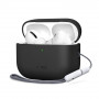 Custodia in silicone Tech-Protect per Apple AirPods Pro 3 nera