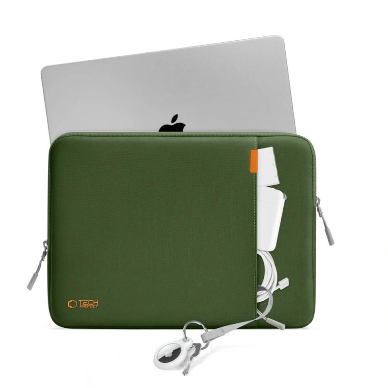 Borsa per laptop Tech-Protect Defender 13-14 verde militare