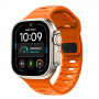 Cinturino Tech-Protect Silicone Line per Apple Watch 8 / 9 / 10 / 11 / 12 / SE / Ultra 44/45/46/49 mm, arancione