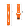 Cinturino Tech-Protect Silicone Line per Apple Watch 8 / 9 / 10 / 11 / 12 / SE / Ultra 44/45/46/49 mm, arancione