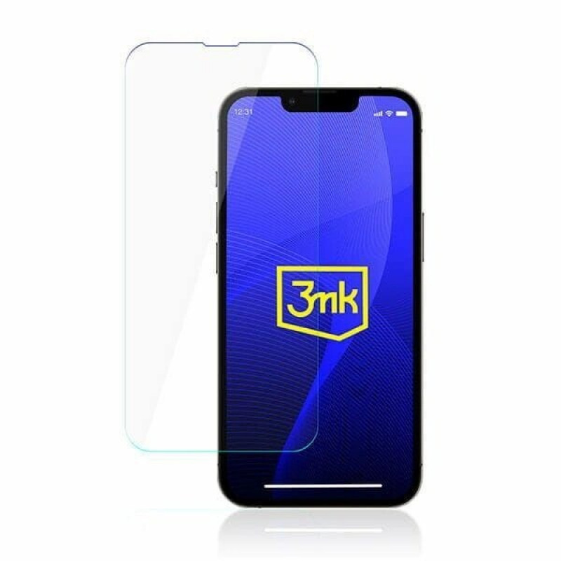 Proteggi schermo in vetro ibrido 3MK FlexibleGlass per Apple iPhone 16e / 14 / 13 / 13 Pro