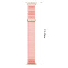 Cinturino Tech-Protect NylonLoop per Apple Watch 8 / 9 / 10 / 11 / 12 / SE (40 / 41 / 42 mm), rosa cipria