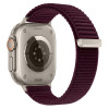 Cinturino Tech-Protect NylonLoop per Apple Watch 8 / 9 / 10 / 11 / 12 / SE (40 / 41 / 42 mm), bordeaux scuro