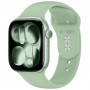 Cinturino in silicone Tech-Protect per Apple Watch 8 / 9 / 10 / 11 / 12 / SE (40 / 41 / 42 mm), pistacchio