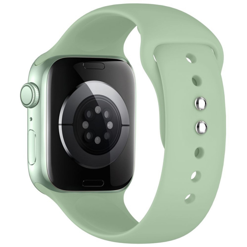 Cinturino in silicone Tech-Protect per Apple Watch 8 / 9 / 10 / 11 / 12 / SE (40 / 41 / 42 mm), pistacchio