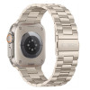 Cinturino in acciaio inossidabile Tech-Protect Stainless per Apple Watch 8 / 9 / 10 / 11 / 12 / SE / Ultra (44 / 45 / 46 / 49 mm), Starlight