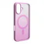 Custodia in silicone MagSafe Gradient Puro per iPhone 16, rosa