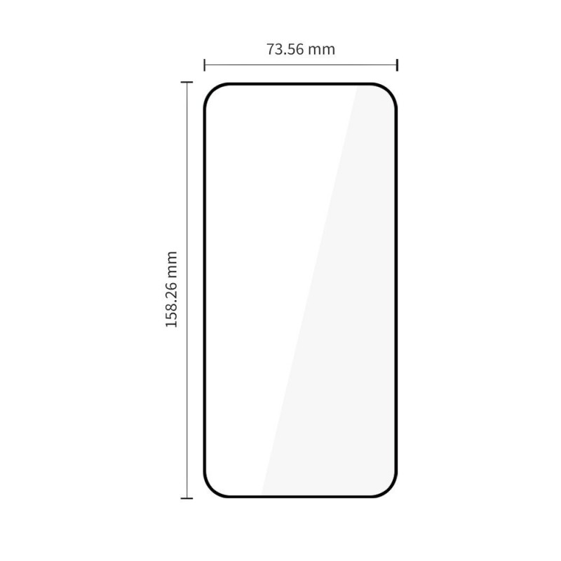 Vetro temperato Tech-Protect Glass Fit+ per Samsung Galaxy A27 5G (2 pz), nero