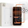 Set Tech-Protect Easy Set+ in vetro temperato per schermo e fotocamera di Apple iPhone 18 Pro Max, trasparente (3 pz)