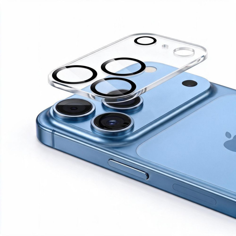 Tech-Protect Cam Fit+ Copertura per fotocamera per Apple iPhone 18 Pro Max, trasparente