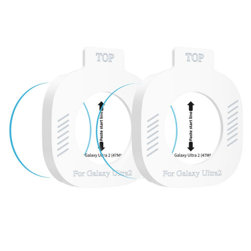Tech-Protect Easy Set+ Vetro temperato per Samsung Galaxy Watch Ultra 2 2026 47 mm, trasparente (2 pz)