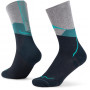 Calze Buff Merino Lightweight Crew LWC1, verde acqua, L