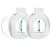 Tech-Protect Easy Set+ Vetro temperato per Samsung Galaxy Watch 8 / 9 44 mm, trasparente (2 pz)