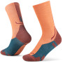 Calze Buff Merino Lightweight Crew LWC4, Flamingo, L