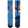 Calze Buff Merino HW Over The Calf HWO1, blu royal, L