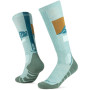 Calze Buff Merino HW Over The Calf Socks HWO1 verde mare L