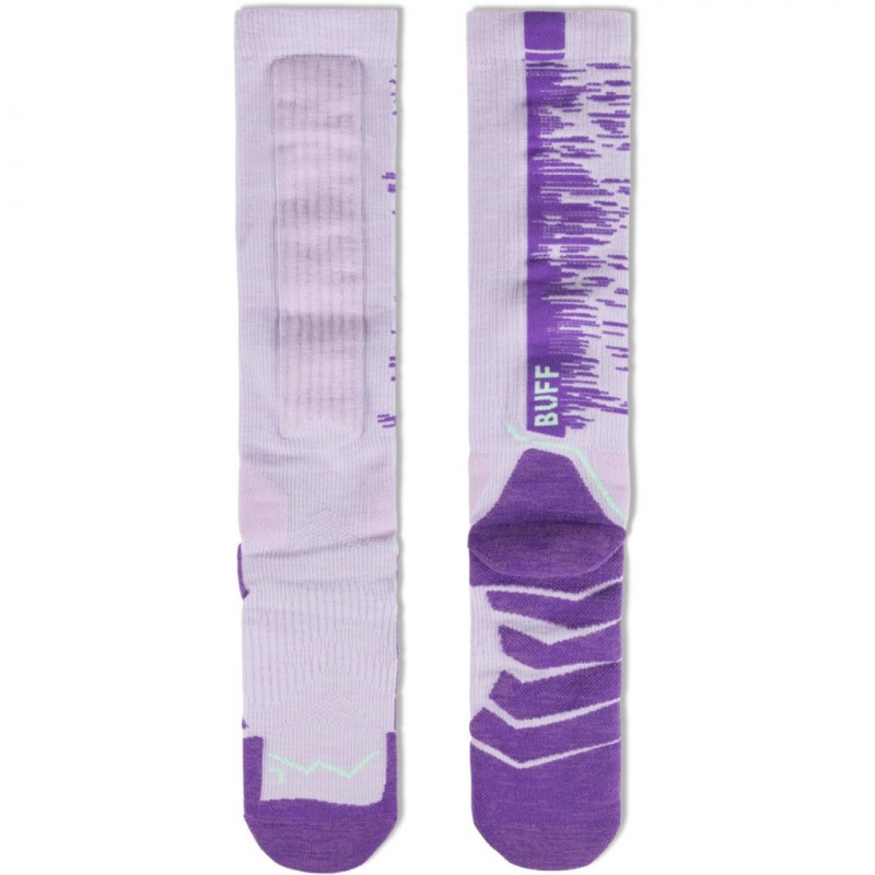 Calze Buff Merino HW Over The Calf HWO2 Lilac Ice