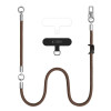 Set tracolla e cinturino da polso Tech-Protect C10S Rope, marrone noce/titanio