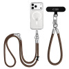 Set tracolla e cinturino da polso Tech-Protect C10S Rope, marrone noce/titanio