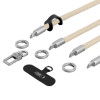 Set tracolla e cinturino da polso Tech-Protect C10S Rope, beige desertico/titanio