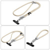 Set tracolla e cinturino da polso Tech-Protect C10S Rope, beige desertico/titanio