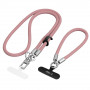 Set tracolla e cinturino da polso Tech-Protect C10S Rope, Dusty Rose/Titanium