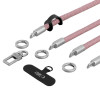 Set tracolla e cinturino da polso Tech-Protect C10S Rope, Dusty Rose/Titanium