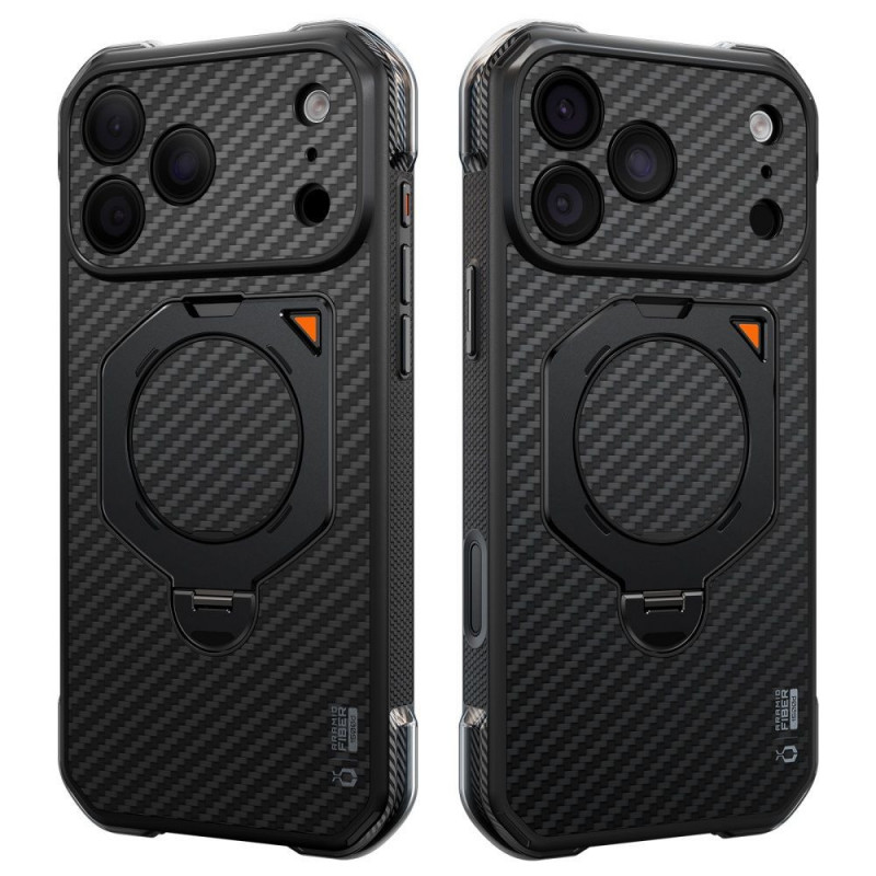 Custodia Supcase UB Aero MagSafe Aramid per Apple iPhone 17 Pro Max / 18 Pro Max, nera