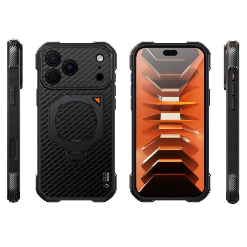 Custodia Supcase UB Aero MagSafe Aramid per Apple iPhone 17 Pro Max / 18 Pro Max, nera