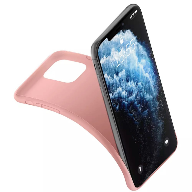 Custodia 3MK Matt Case per Apple iPhone 14 Plus / 15 Plus, rosa