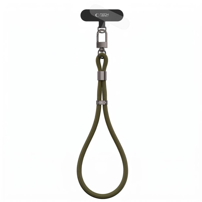 Tracolla da polso in corda Tech-Protect C11S, Nomad Khaki