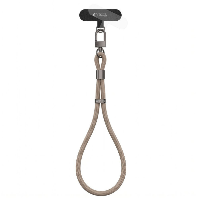 Tracolla da polso in corda Tech-Protect C11S, beige moka